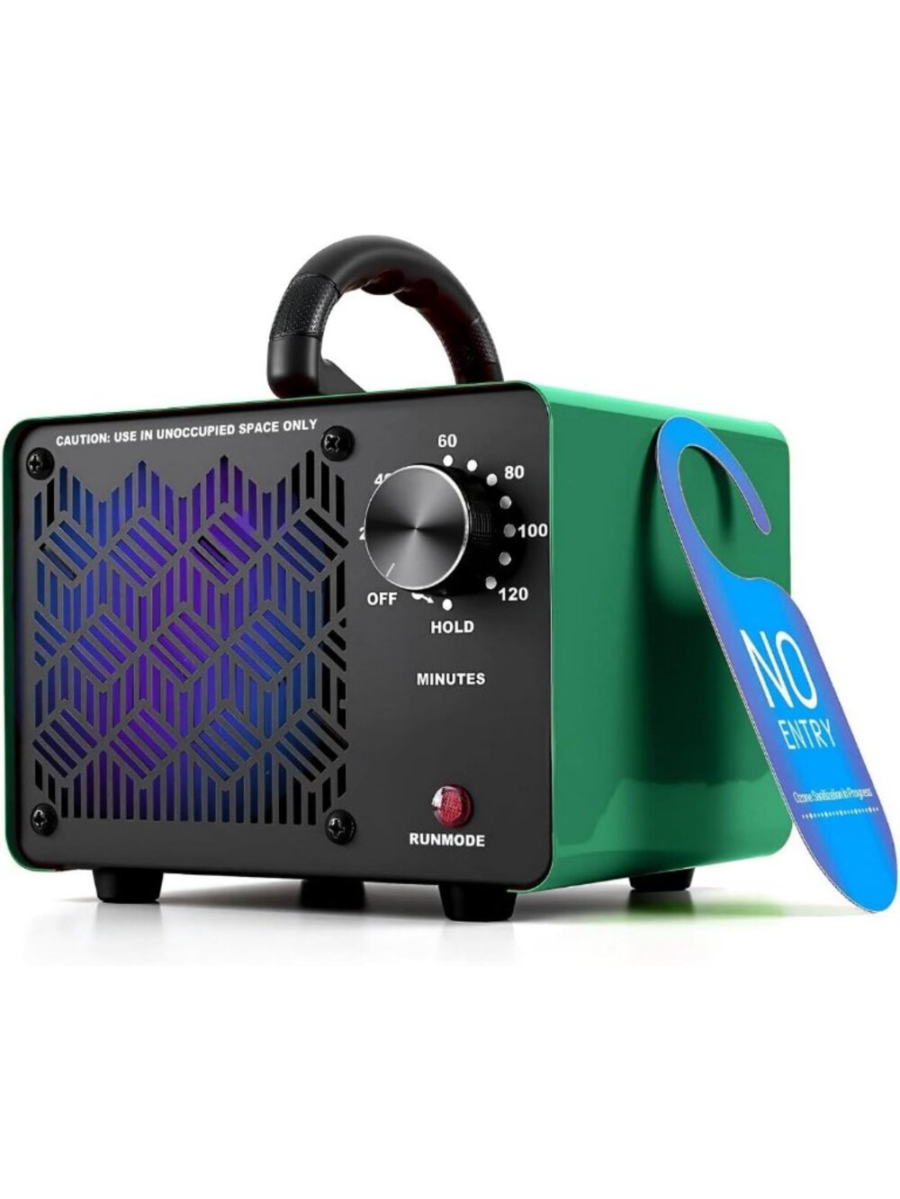 High Capacity Ozone Odor Eliminator Machine - Dual-Fan Air Purifier & Deodorizer
